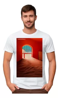 Camiseta Masculina Banner Banda Tame Impala Wallpaper