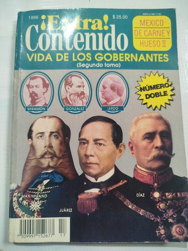 Revista Contenido Extra Maximiliano Juárez Díaz (Usado)