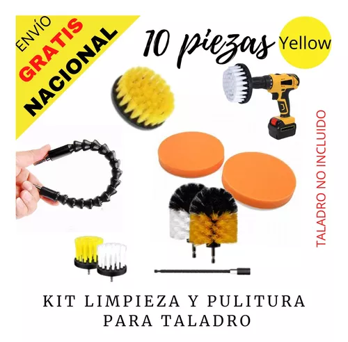 Kit De 6 Cepillos De Limpieza Multisuperficie Para Taladro. – Etari