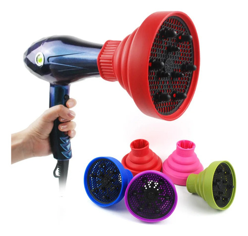 Difusor De Silicona Para Secador De Pelo, Secador De Pelo Ri