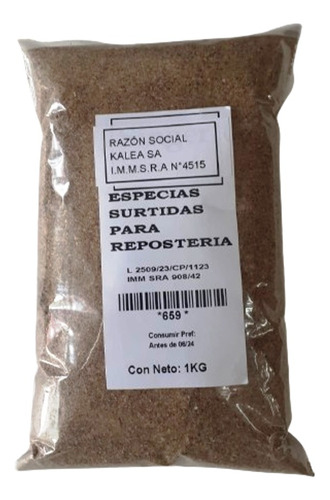 Especias Surtidas Para Reposteria  1kg