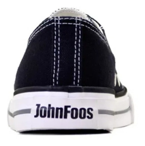 Imagen 3 de 4 de Zapatilla Sin Genero John Foos Lona Negra Clásica