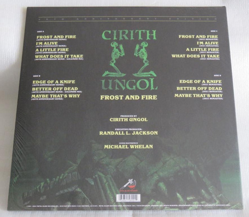 Cirith Ungol Frost And Fire 2 Lp Vinil 180g Remix / Remaster
