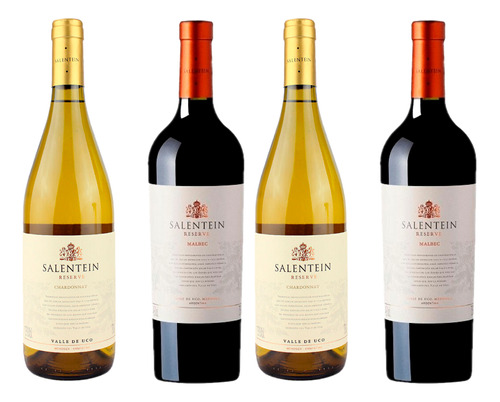 Vinho Salentein Reserva Malbec + Chardonnay C/4