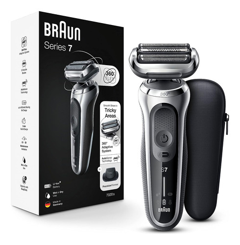 Rasuradora Eléctrica Braun Series 7 7020s Flex Para Hombre