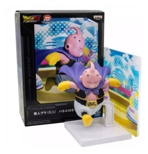 Figura Coleccionable Majin Buu Con Panel Dragon Ball Daima B
