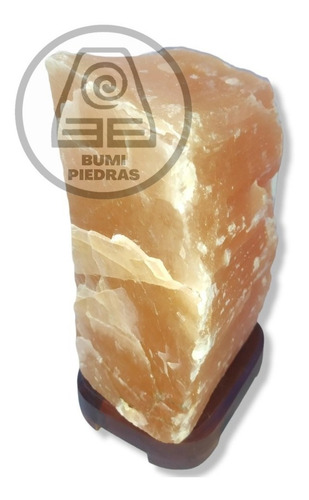Imagen 1 de 8 de Lámpara De Calcita Naranja Bumi Piedras