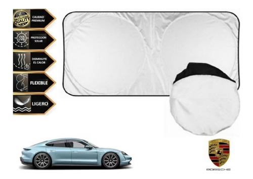 Protector Cubresol Con Ventosas Porsche Taycan 4s 2020