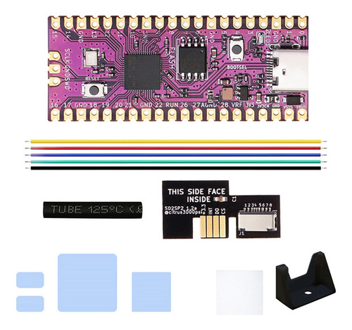 Para El Kit De Placa Raspberry Picoboot+sd2sp2 Rp2040 Dual-c