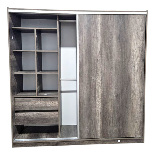 Placard Delta Terra 180 Puertas Corredizas Mueblesysabanas Terracota