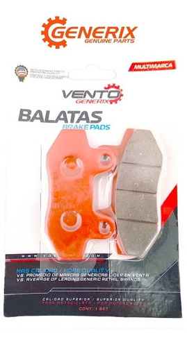 Balatas De Freno Delantero Street Rod 150 Original 