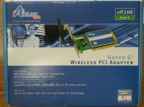 Adaptador Cardbus Inalambrico Air Awlc4130 Super G