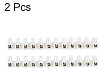 Comprar Regleta Bornera 10 Mm Pvc Cable N10 O N12 10 Amp Pack 2 Pzas