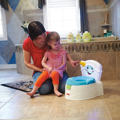 Aprende A Tirar El Inodoro De Potty Fisher-price Con Sonido,