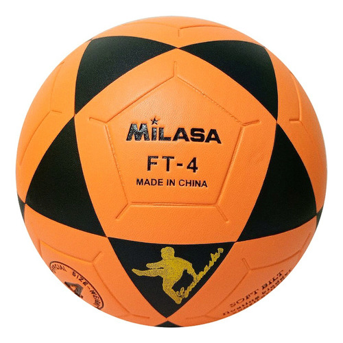 Balón Fútbol Campo N° 4 Milasa Mod. Naranja 