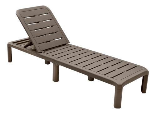 Reposera Plástica Plegable Y Reclinable Baru Rimax