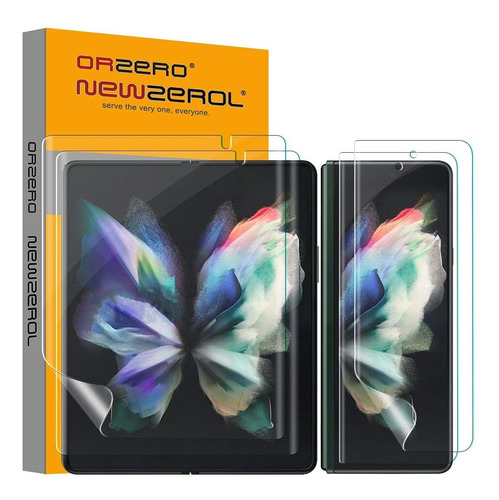 2 Juegos Para Samsung Galaxy Z Fold 3 5g Soft Tpu Pantalla P