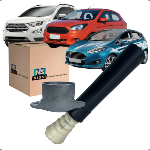 1 Kit Batente Coifa Coxim Traseiro New Ecosport Fiesta Ka