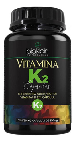 Vitamina K2 60 Cápsulas - Bioklein