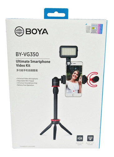 Vlogging Kit De Vídeo Universal P/teléfono Boya By-vg350
