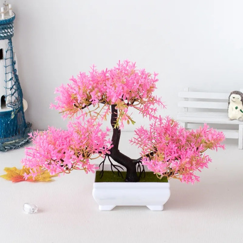 Arbol Bonsai Artificial Con Maceta Para Decorar Casa Oficina