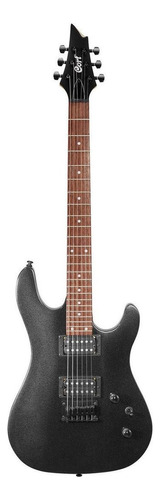 Guitarra elétrica Cort KX Series KX100 de  tília metallic black com diapasão de jatobá