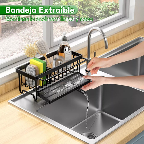Estante Inoxidable Drenaje Automátic De Trapo Cocina