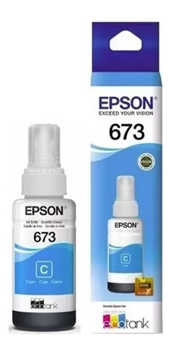 Epson 673 Cian Claro (t673520) Original