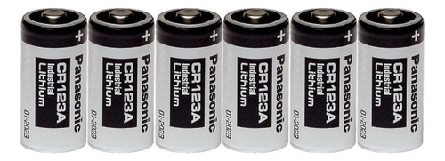 Paquete De 6 Baterias De Litio Industrial Cr123a De Panason