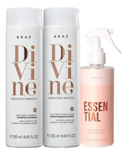 Braé Kit Divine Anti Frizz Trio (3 Produtos)