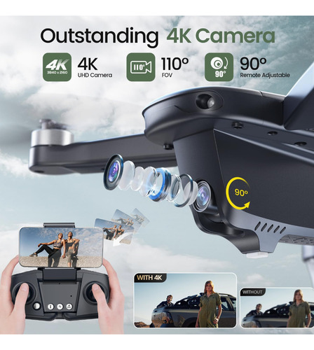 Holy Stone Hs175d Drone Gps Cámara 4k Rc Quadcopter (Usado)