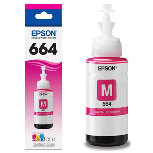 Epson 664 Botella Tinta Magenta T664320 L210 L355 L380 L395