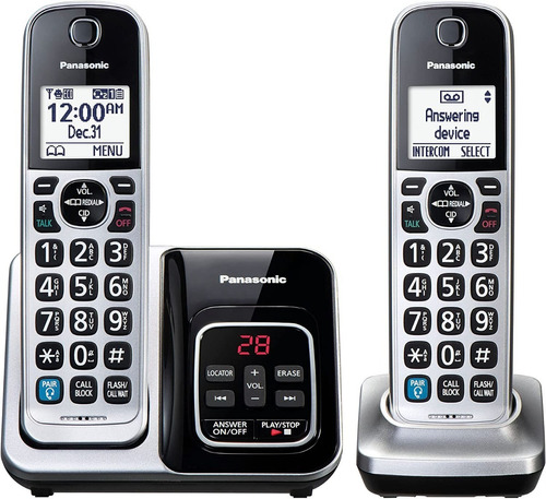Telefono Panasonic Inalambrico 2 Unidadaes + Dect 6.0 + New