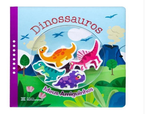 Dinossauros (livro + 4 Personagens De Madeira)