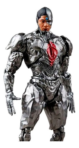 Cyborg 20 Cm Liga Da Justiça Dc Comics Articulado Ciborgue