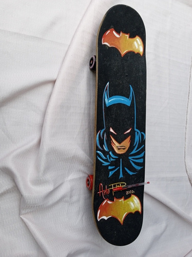 Patineta Batman Vs Superman 2016. Skateboard De Colección. (Usado)