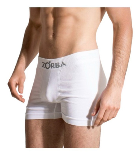 Imagen 3 de 9 de Pack X 6 Boxers Zorba Calzoncillos Lisos Rayados Pp