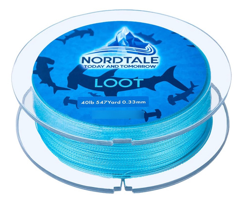 Nordtale Línea De Pesca Trenzada De Botín (azul, 50 Libras 5