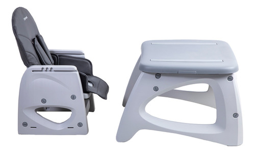 Silla De Comer Escritorio Balancin Eat&swing Gris Bebesit