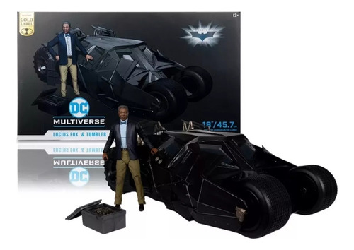 Tumbler Mcfarlane Batimovil Lucius Fox Batmobile Batman Dark (Usado)