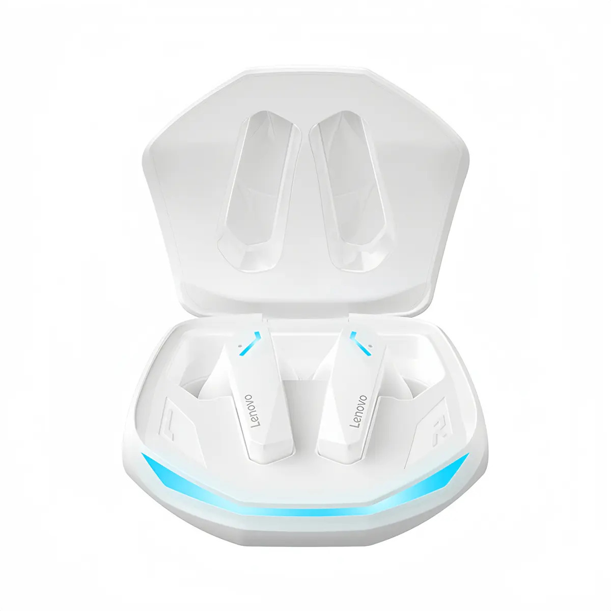 Audífonos Lenovo Gm2 Pro Inalambrico Gaming Deportivos Color Blanco