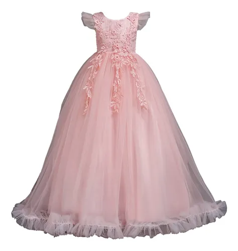 Vestido De Tul Dise o De Princesa Para Ni a Cuotas sin inter s