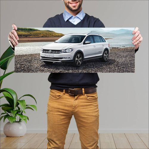 Cuadro 30x80cm Auto 2016 Volkswagen Cross Santan 309