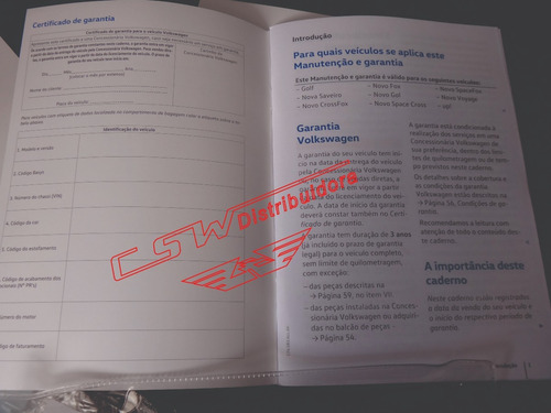 Literatura De Bordo Up 2017 Nº1sb012766rn Original Vw