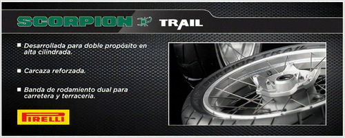 Llanta 130/80 R17 65h Sc Scorpion Trail Ii Pirelli