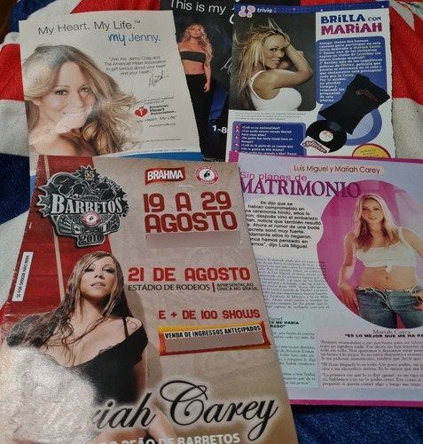 Mariah Carey Pack Material Grafico Revistas 