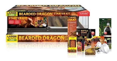 Kit Completo Terrario Hábitat Dragon Barbudo Exo Terra