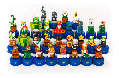 Figuras Super Mario Pepsi Bottle Collection Completa Nintend
