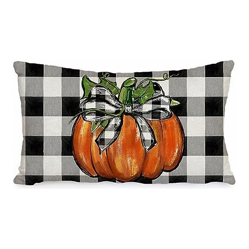 Funda De Almohada De Otoño Frase  Hello Pumpkin , Fund...