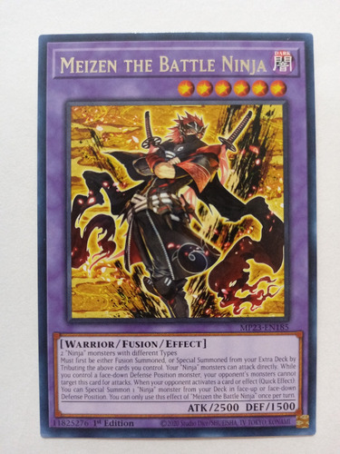 Meizen The Battle Ninja - Rare    Mp23